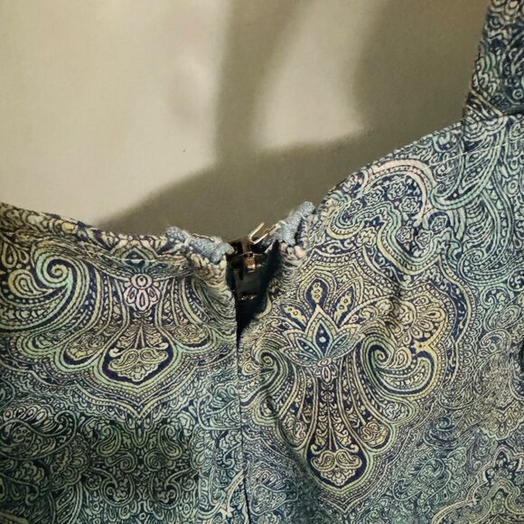 LF Angel Biba womens Romper dress blue color size 6 adjustable 100 % cotton new - Picture 14 of 14